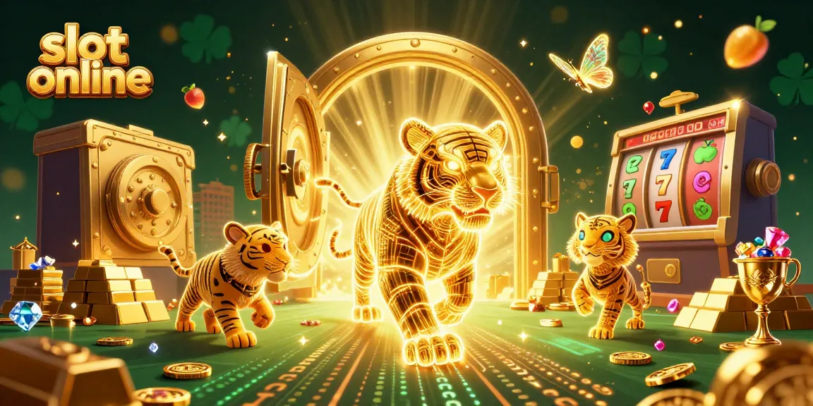 Menangkan slot online dengan ilustrasi 3D yang memukau, menampilkan singa emas dan elemen kasino interaktif.