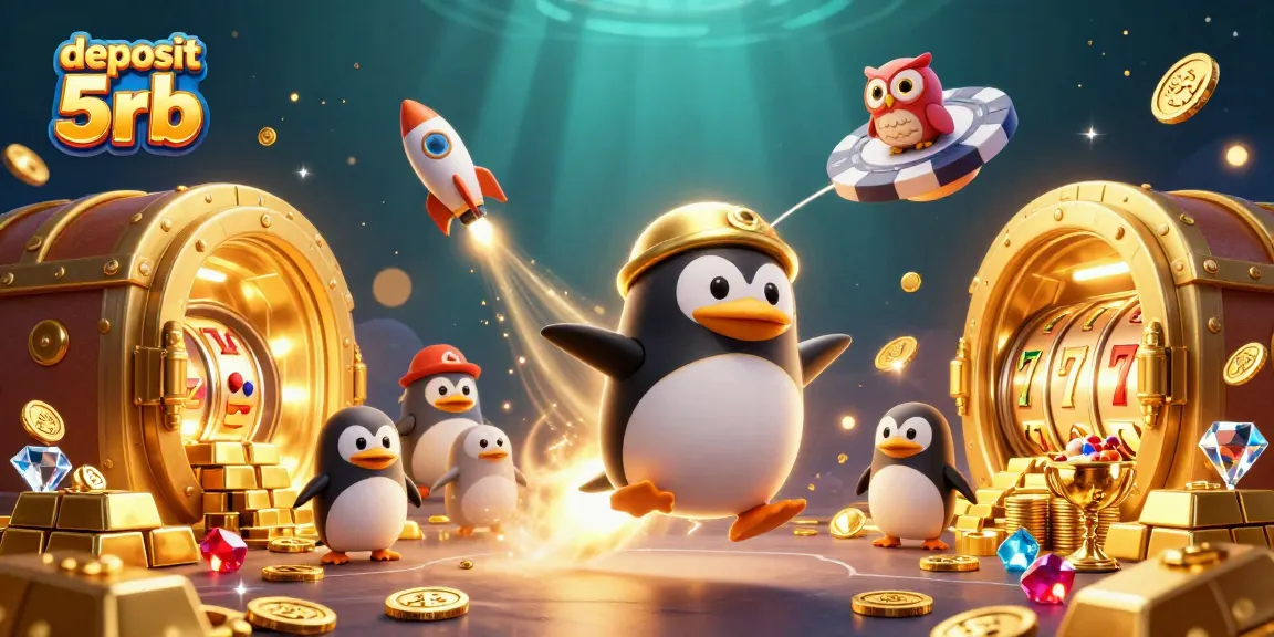 Engage in thrilling moments with deposit 5rb game features showcased in this casino-inspired 3D illustration.