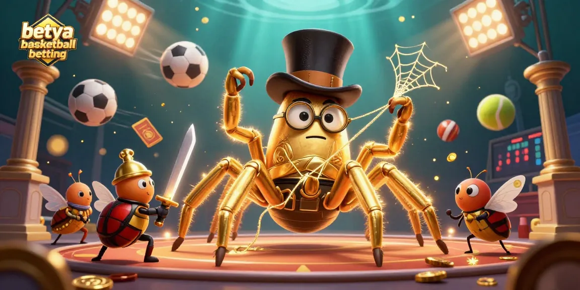 Engage in betya basketball betting with this vibrant, dynamic 3D digital illustration capturing action-packed sports excitement.