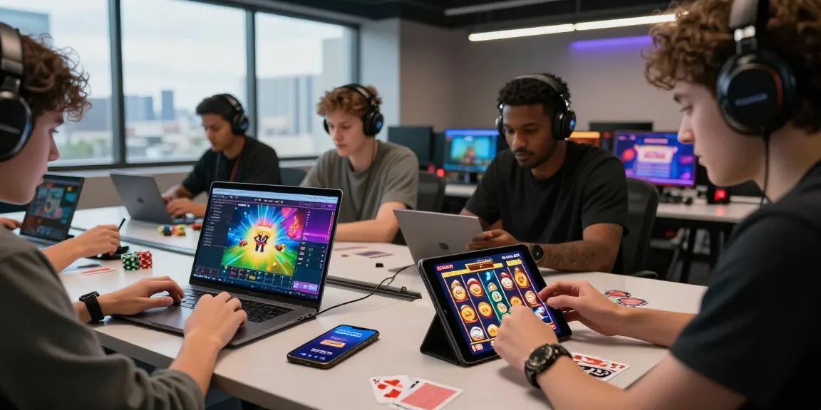 Engaged players enjoying online games on gamebaidoithuong.is with dynamic graphics and promotions.