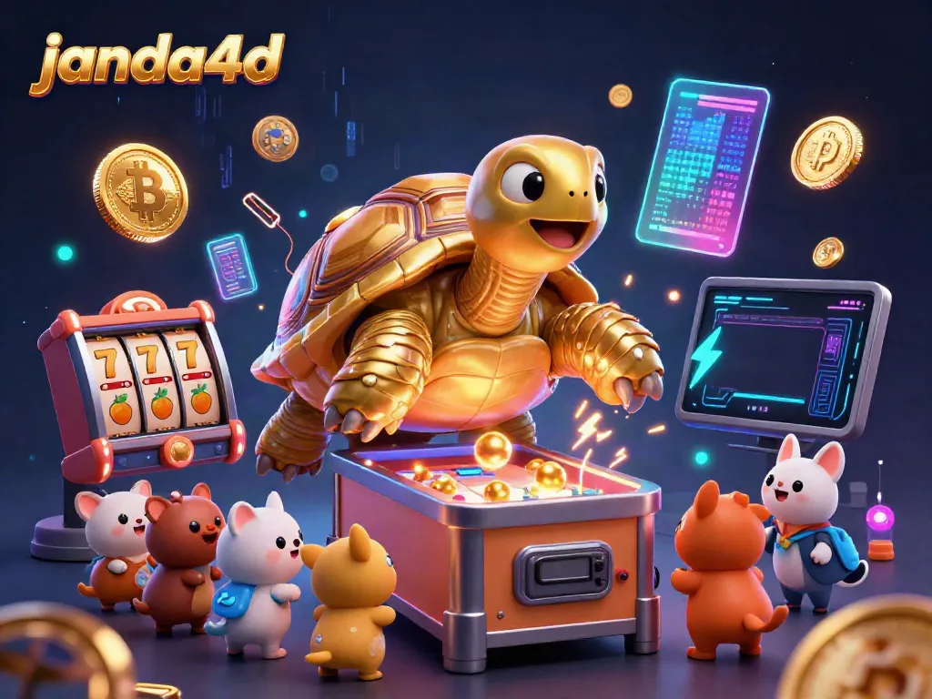 Menyenangkan janda4d saat bermain slot berbasis pinball dengan karakter hewan lucu di sekelilingnya.