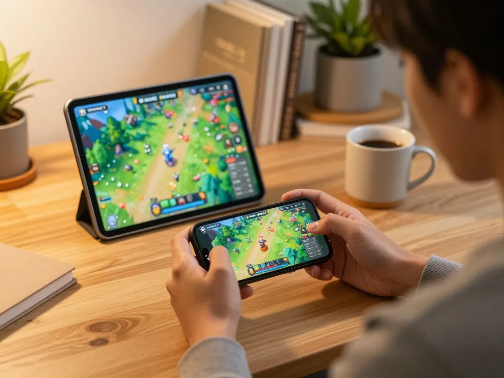 Engaging with the done55 game on smartphone illustrates exciting gameplay at home.