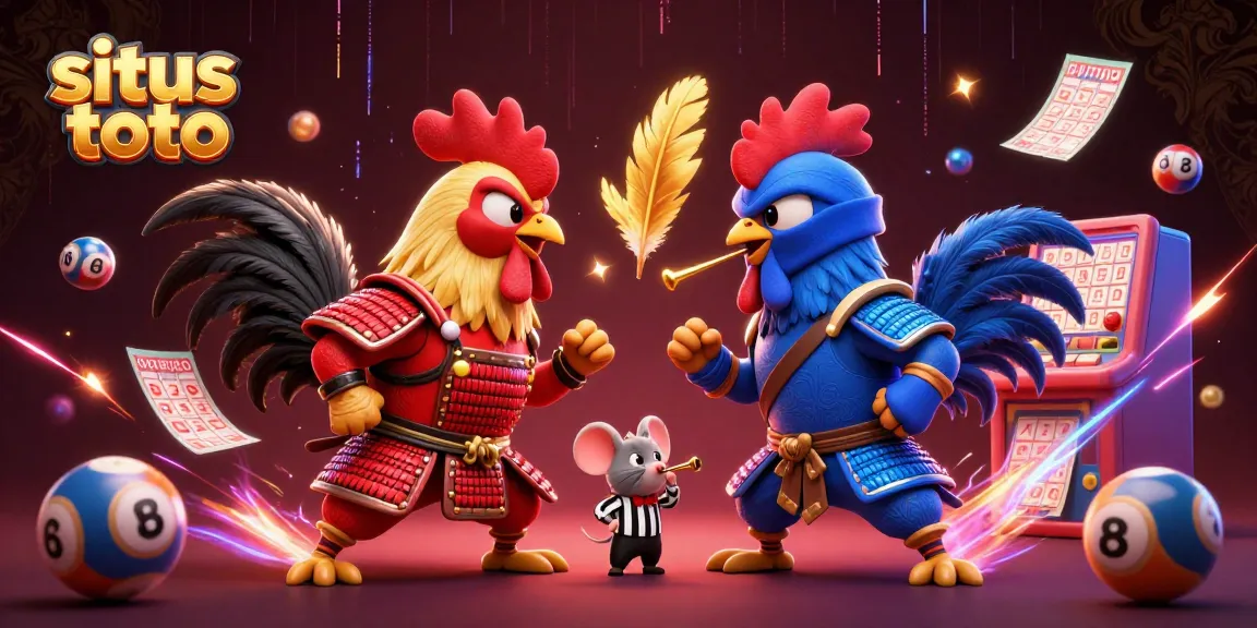 Situs toto memberikan pengalaman menarik dengan bola lotere dan kartu bingo di arena pertarungan ayam.