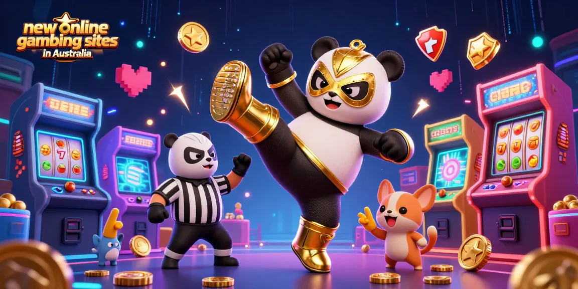 Engage with the new online gambling sites in Australia featuring vibrant characters and gaming elements.