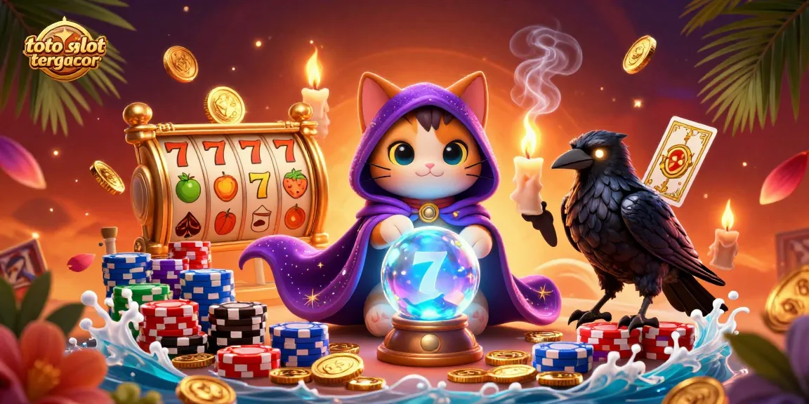 Experience thrilling wins in toto slot tergacor with this dynamic casino scene illustrating fortune and adventure.