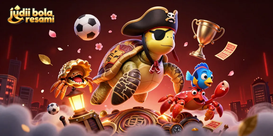 Enhance your judi bola resmi experience with engaging sports elements and vibrant illustration.