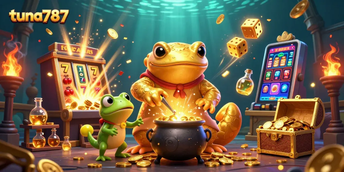Slot besar dan simbol keberuntungan tuna787 meledak dalam gambar ilustrasi kasino