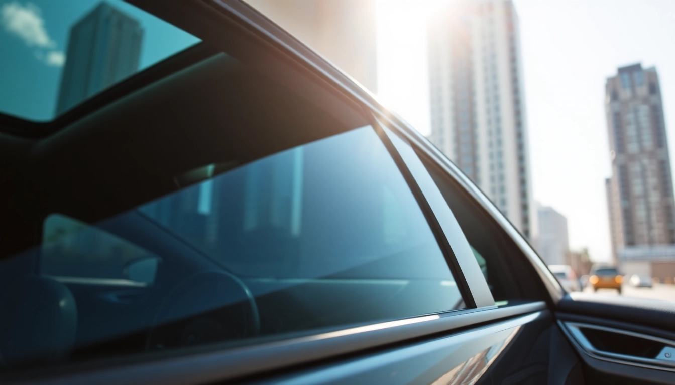 Get professional auto window tint near me enhancing style and comfort in a modern vehicle.