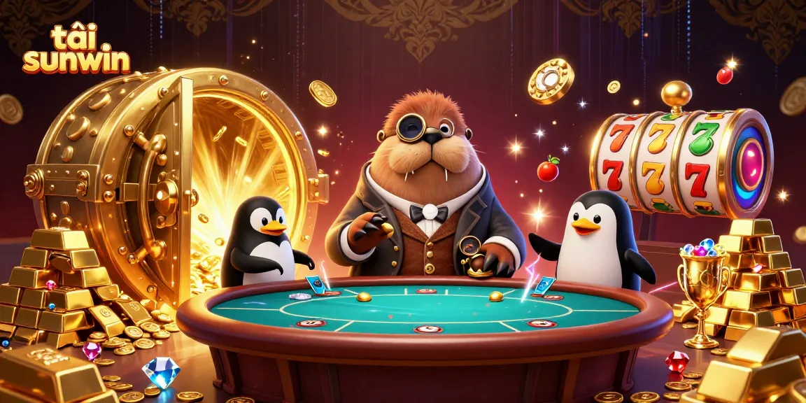 Engage with the thrilling gameplay of tải sunwin through an imaginative underwater casino scene.