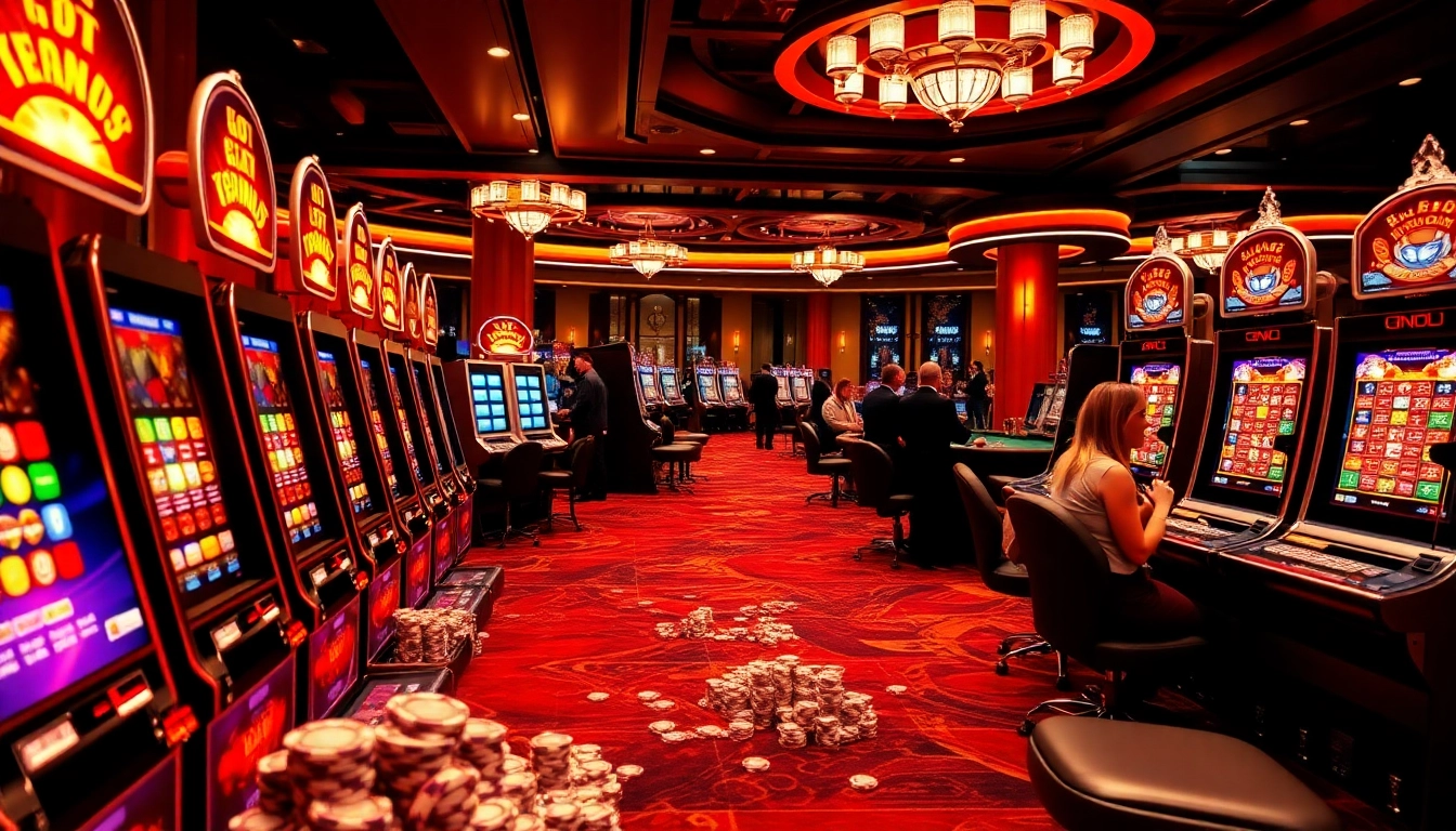 KTPJITU slot machines in action with players enjoying their games and vibrant atmosphere