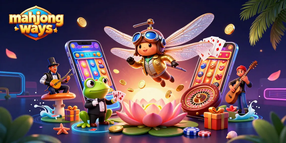 Experience mahjong ways with vibrant 3D slot gaming elements and engaging characters in an animated scene.