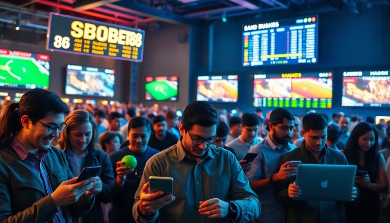 Menarik suasana taruhan SBOBET88 dengan berbagai penonton yang antusias.