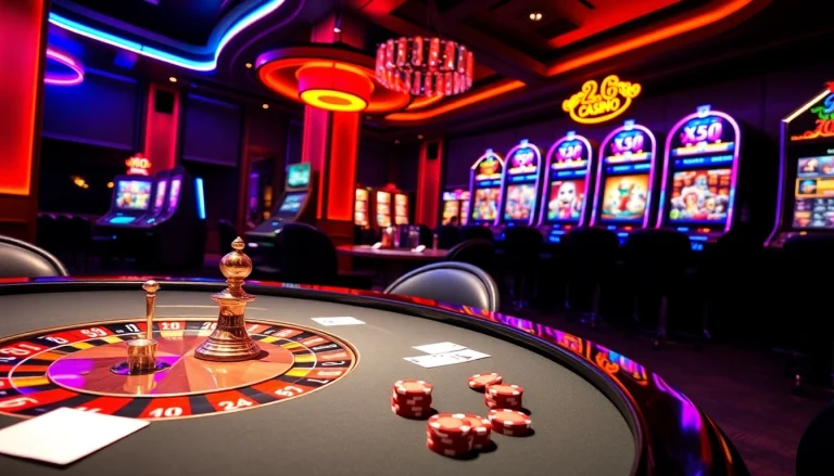 Experience thrilling gameplay at XX88.AI with vibrant casino tables and engaging slot machines.