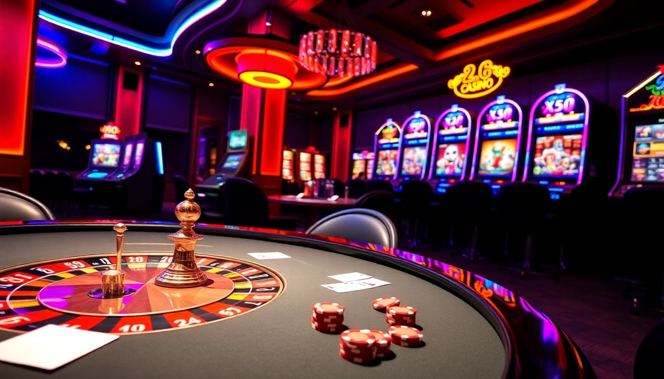 Experience thrilling gameplay at XX88.AI with vibrant casino tables and engaging slot machines.