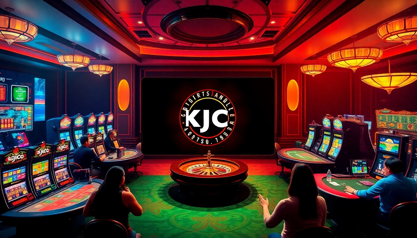 Engaged players enjoying games at https://www.kjc.global/ casino, highlighting the excitement of online gambling.