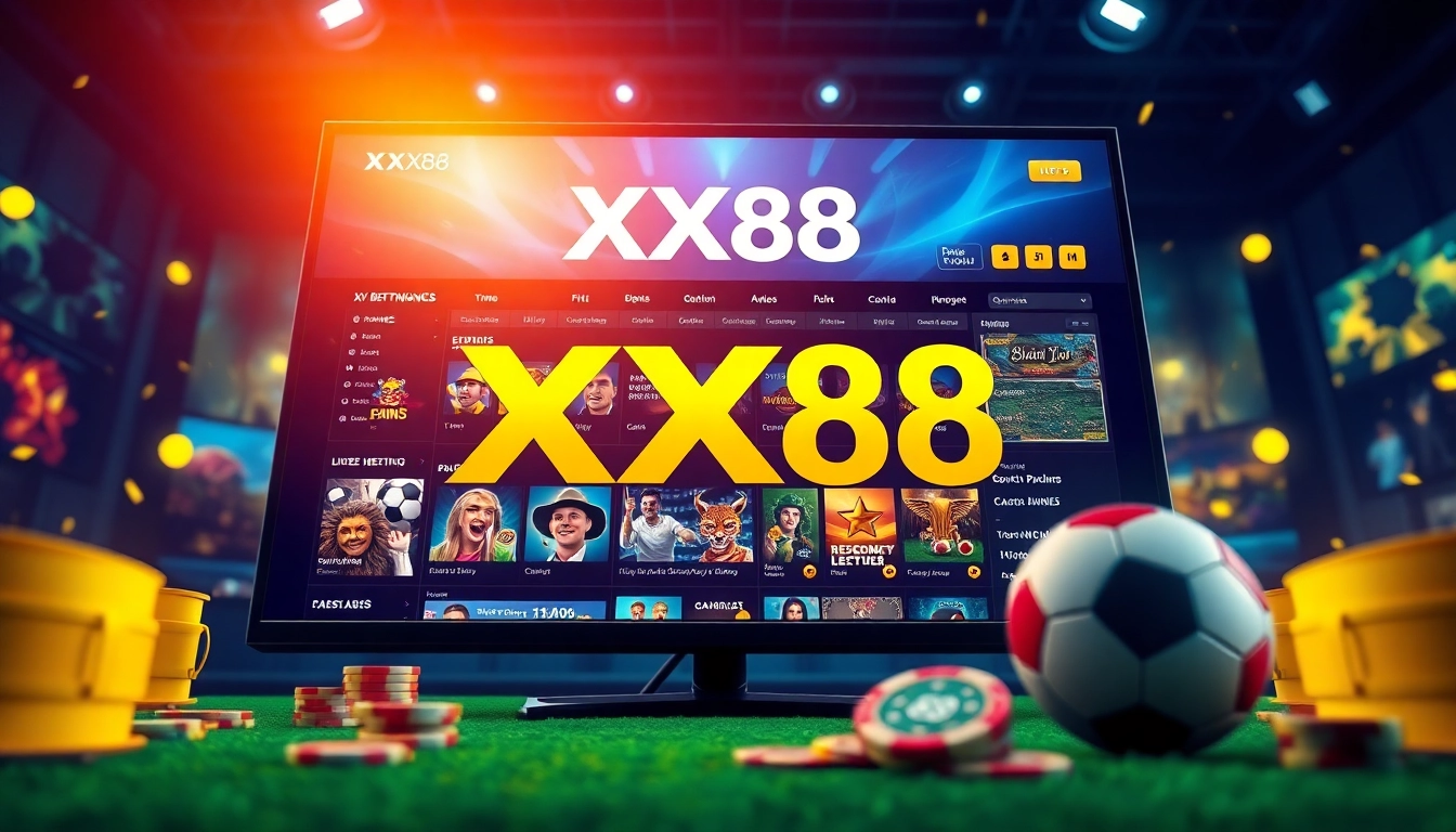 XX88 HOW interactive online betting interface showcasing exciting games and easy navigation