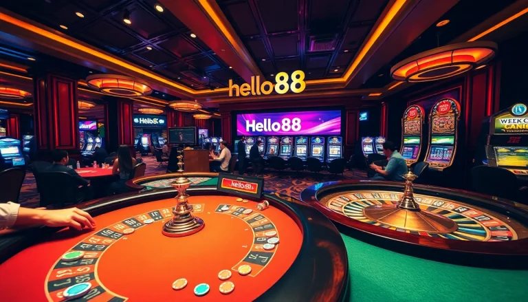 Join the thrilling action at Hello88 with vibrant casino games and engaging players.