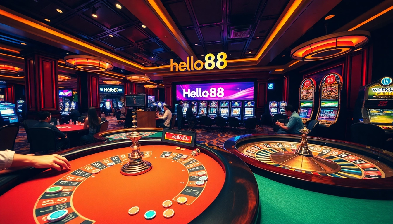Join the thrilling action at Hello88 with vibrant casino games and engaging players.