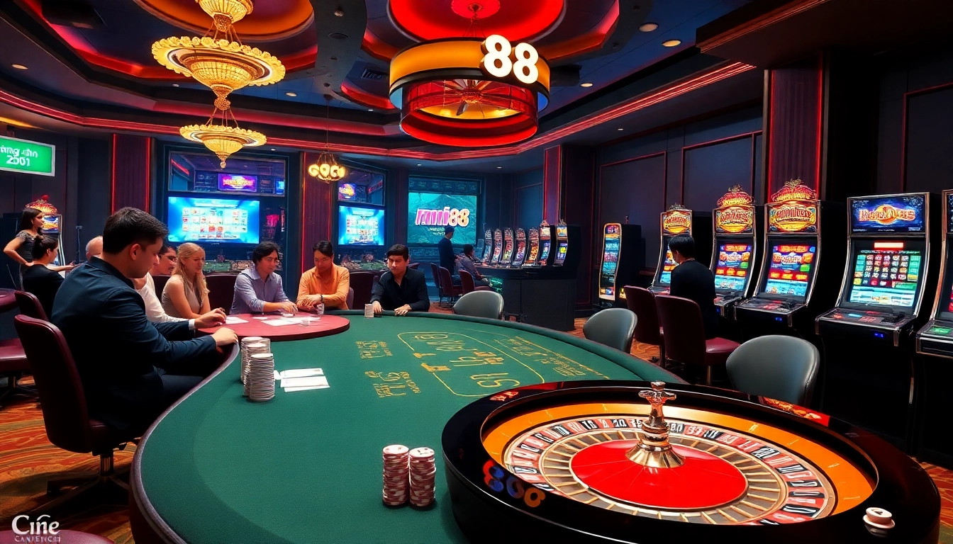Experience the luxury of gaming at trang chủ mm88 with vibrant casino activities and professional dealers.