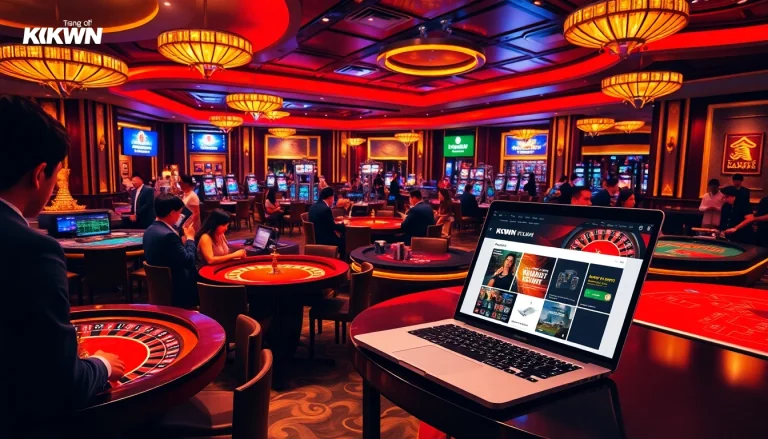 Experience excitement at Trang Chủ KKWIN with vibrant casino games and engaging players.