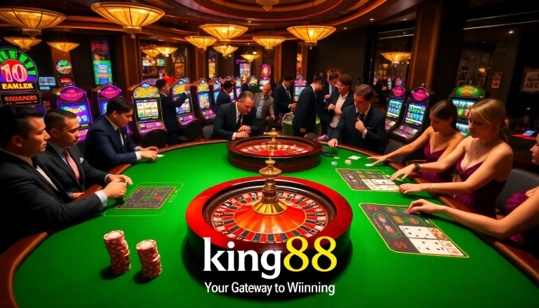 Experience the thrill of king88 with vibrant casino games, roulette, and winning opportunities.