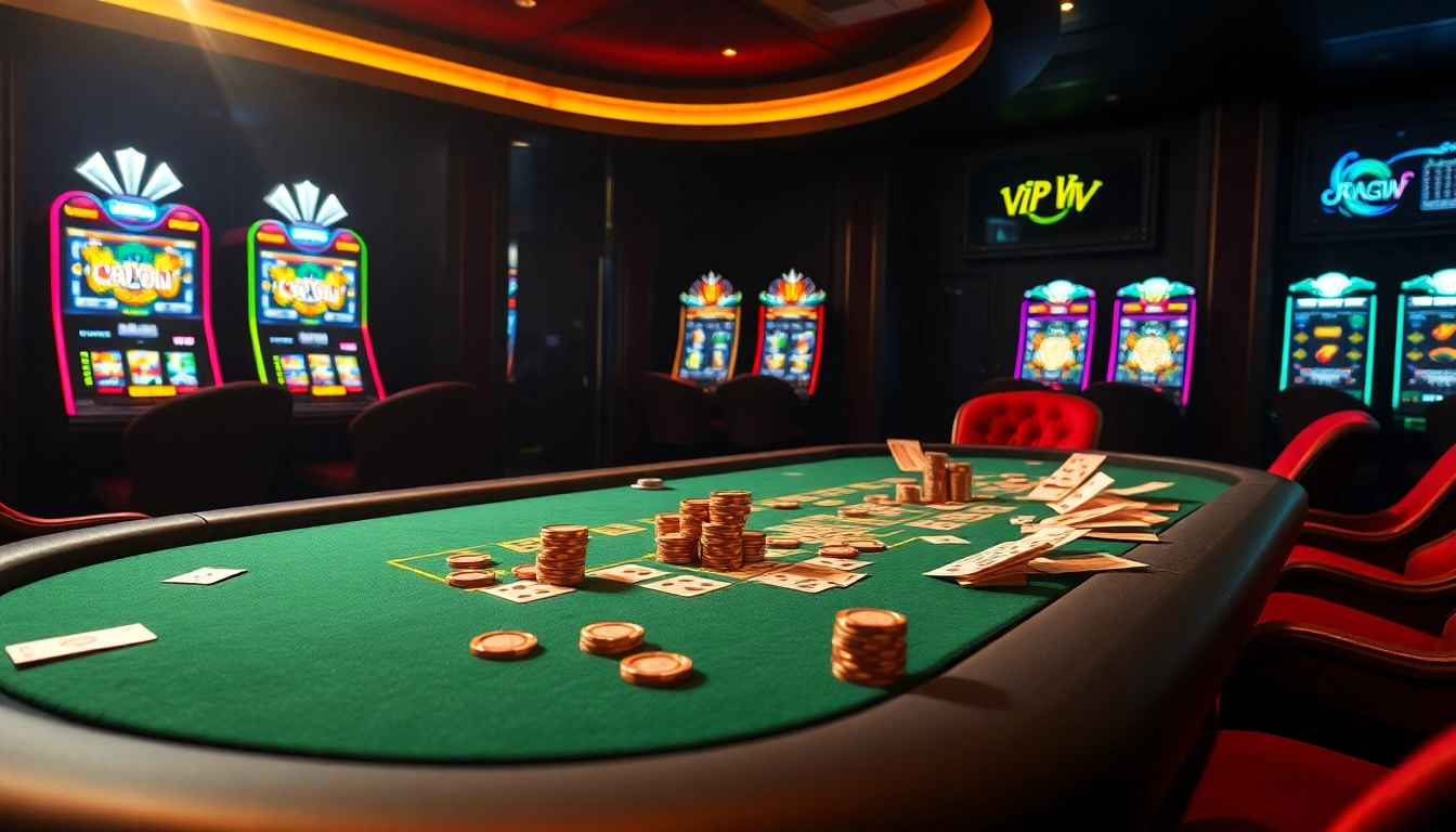 Enjoying exclusive gaming experiences with Clube VIP HHBET in a luxurious casino atmosphere.
