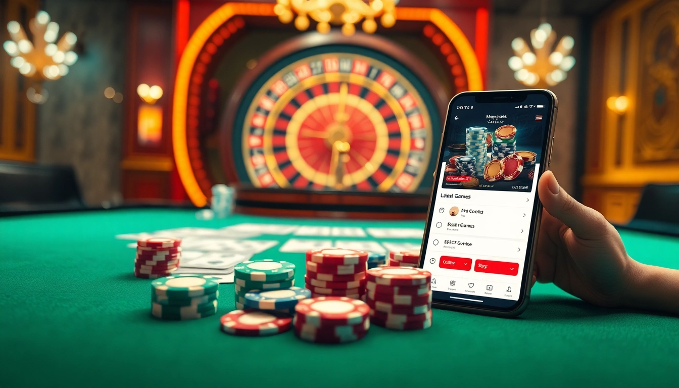 Experience the thrill of gambling at 88i with a luxury casino atmosphere featuring poker tables and online betting.