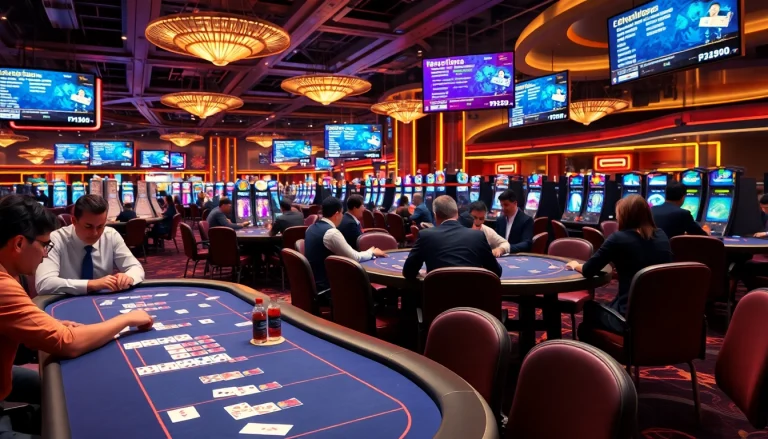 에볼루션 카지노에서 활기찬 딜러와 플레이어의 역동적인 게임 순간을 포착한 장면입니다.