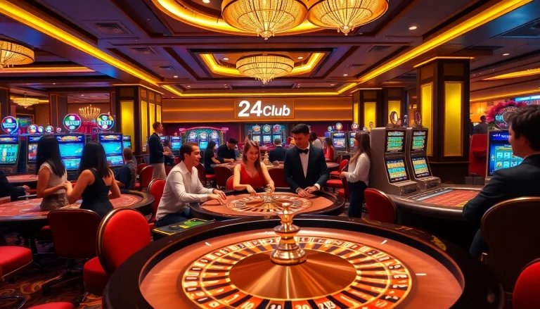 Hòa mình vào cảm giác hồi hộp của cược cao tại 24kclub cùng các dealer chuyên nghiệp và các trò chơi casino sang trọng.