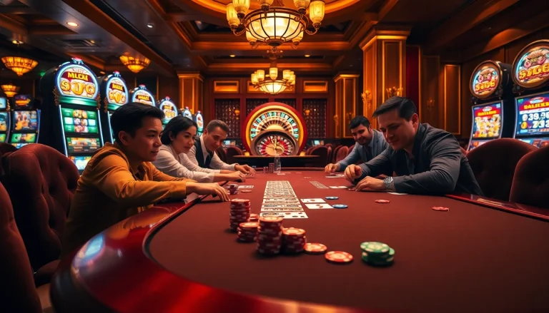 Experience the thrill of high-stakes poker at https://789club.quest/, featuring vibrant chips and an exciting atmosphere.