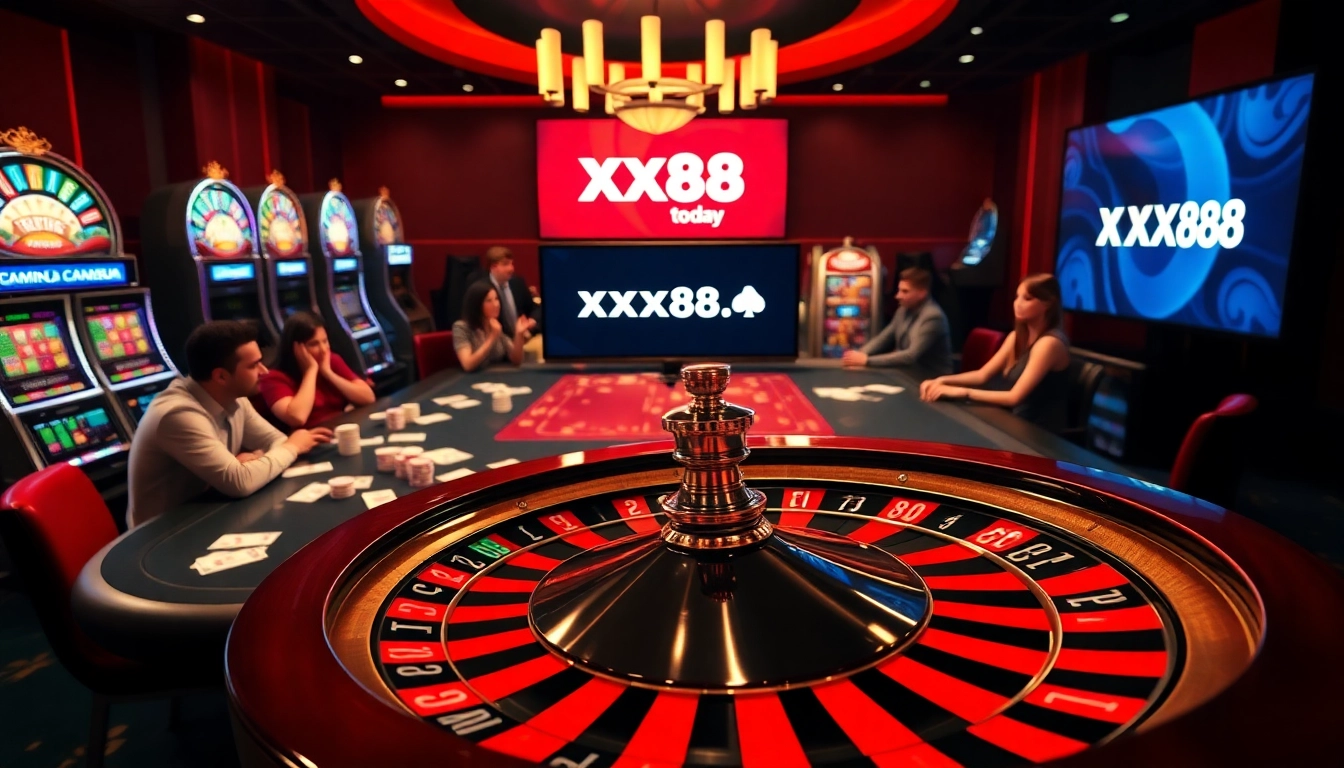 Players enjoying an exciting casino experience at https://xx88.today/ with vibrant games and thrilling action.