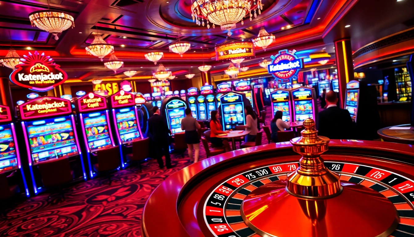 Experience thrilling wins at Kaptenjackpot with vibrant casino games and luxurious atmosphere.